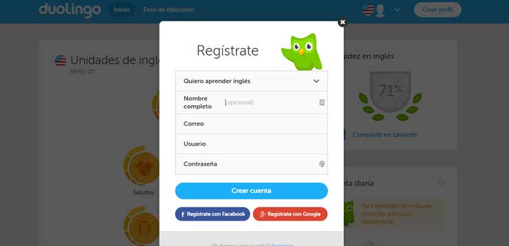 Duolingo la app más usada para aprender ingles